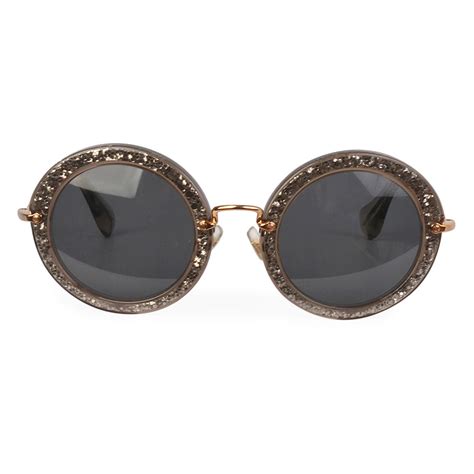 miu miu gold glitter sunglasses|miu sunglasses for men.